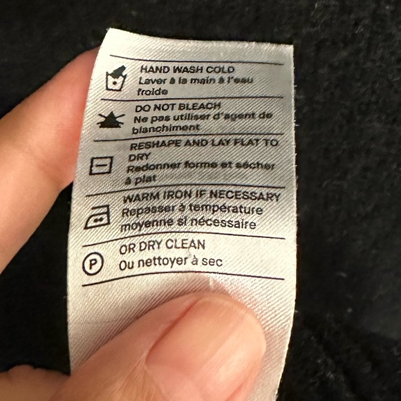 Vince black cashmere/wool blend sweater, size XS - Picture 4 of 5